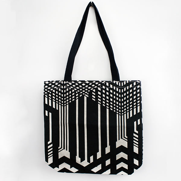 Maze-A-Tron Black Handle Tote Bag