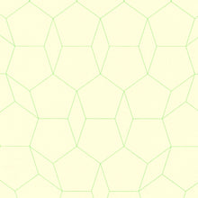 Green Pentagon Graph Paper
