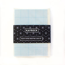 Graph Paper Greeting Cards