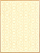 Orange Hexagon Echo Graph Paper