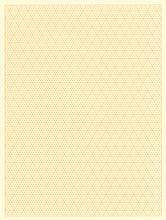 Orange Orthagonal Projection Graph Paper