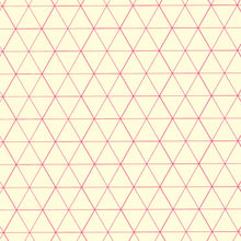 Pink Hexagon Graph Paper
