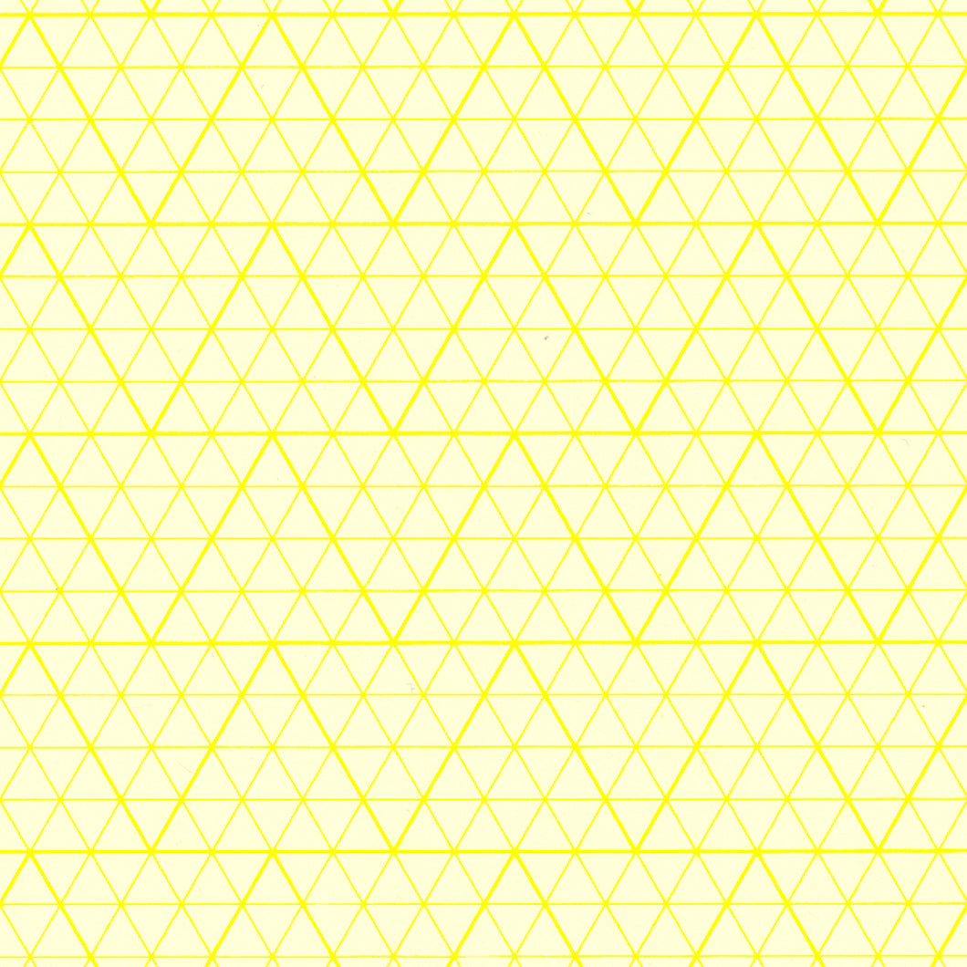 Yellow Zig Zag Graph Paper