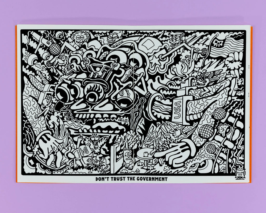 Killer Acid: Microdose Coloring Book