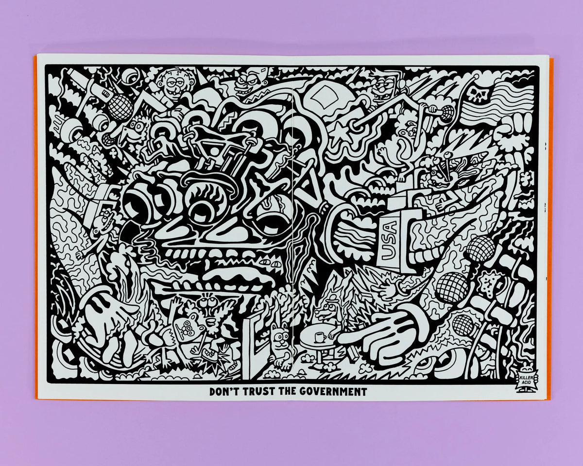 Killer Acid: Microdose Coloring Book