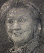 Alfred Steiner, Trump (Clinton), photographed with a flash, revealing Clinton