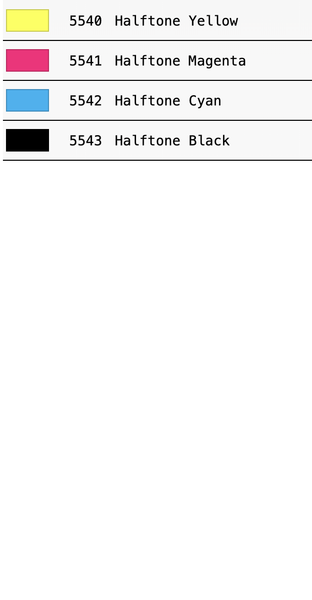 TW Graphics Advanced Gamut Halftone Colors