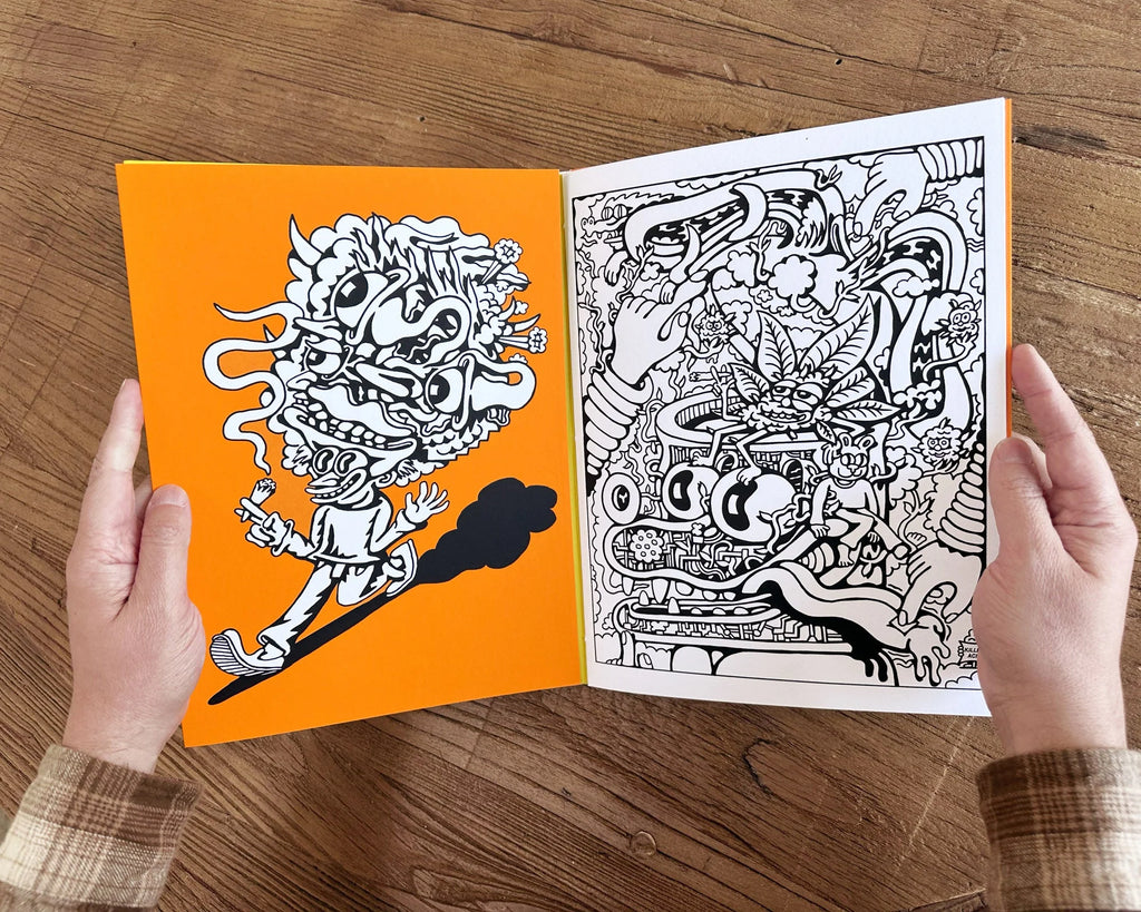 Killer Acid: Microdose Coloring Book