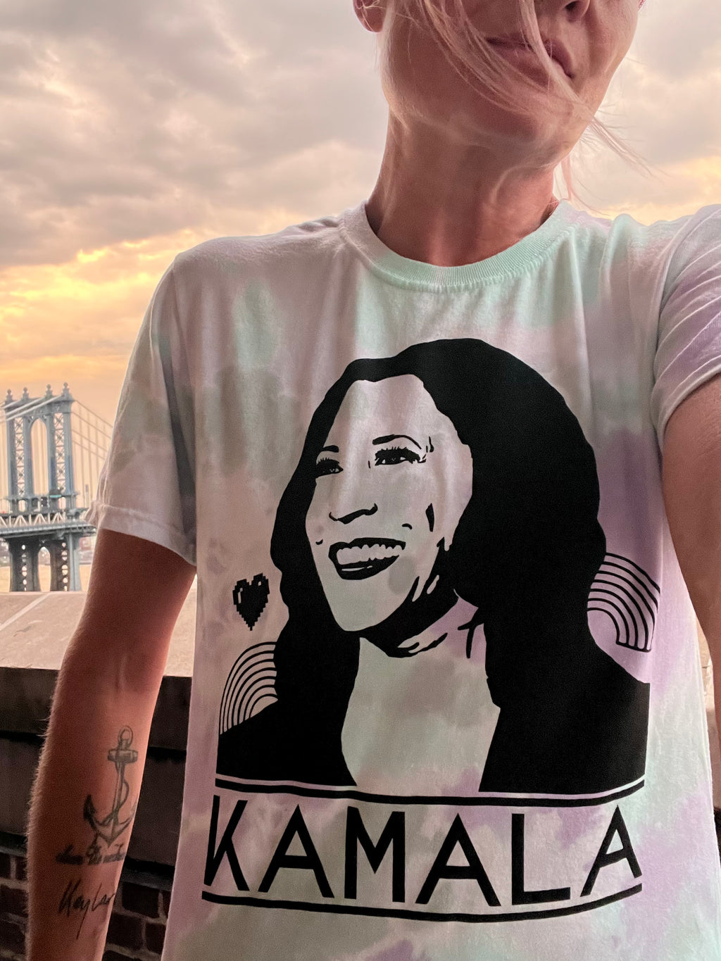 Wendy White: Kamala Harris Tie Dye Shirt