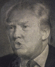 Alfred Steiner, Clinton (Trump), photographed with a flash, revealing Trump