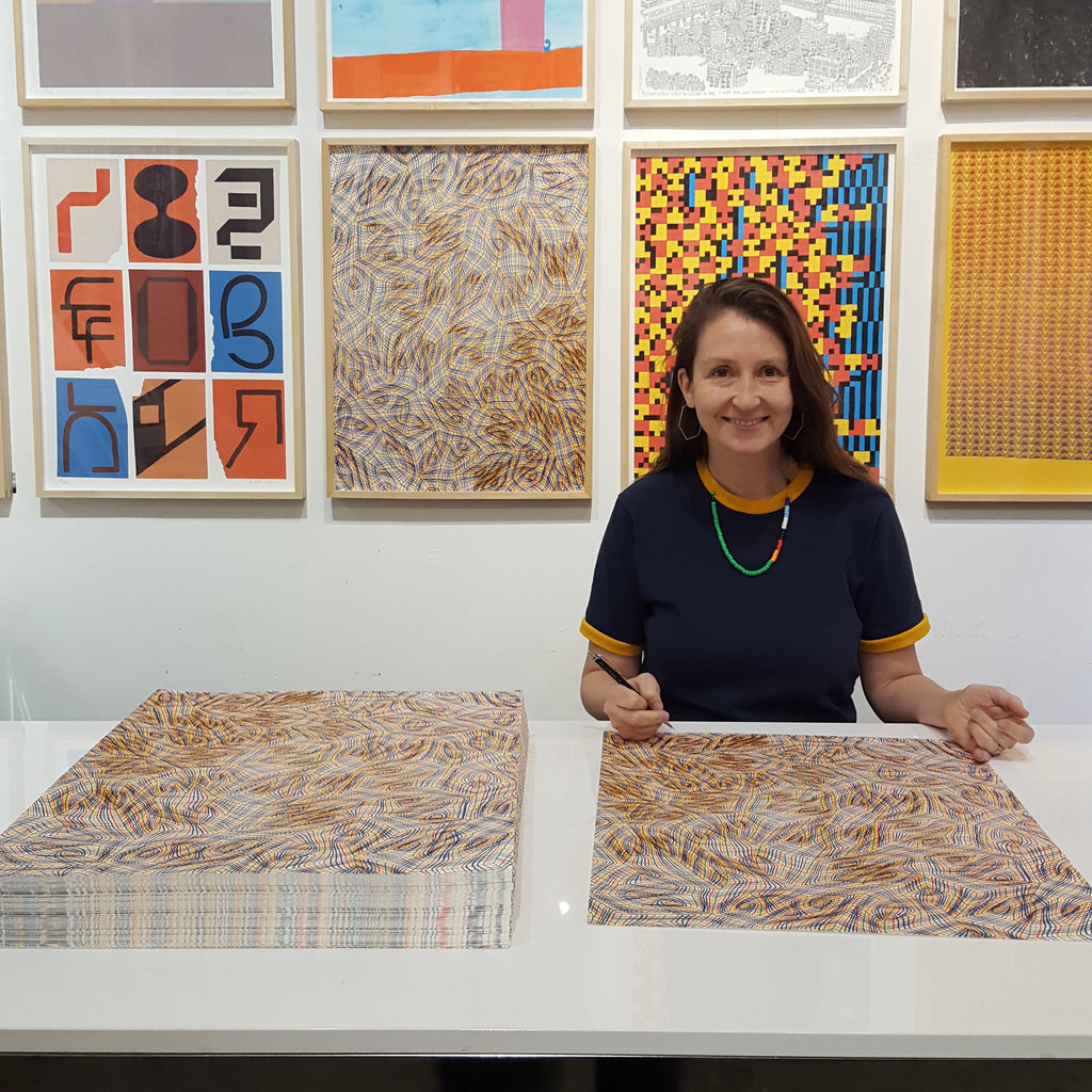 Meridith Pingree: Wave Pattern 6, 5, 4