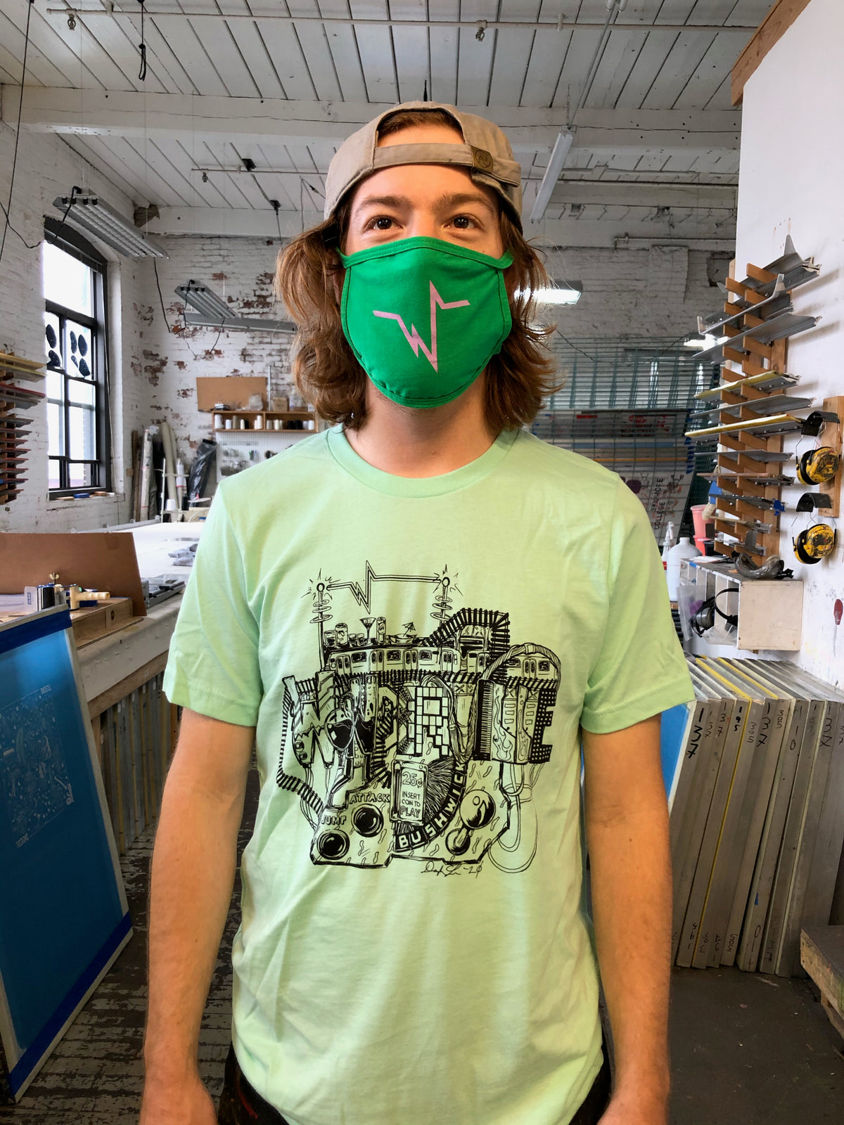 Wonderville Arcade  Shirt & Mask