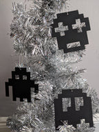 Pixel Monster Shadow Ornaments