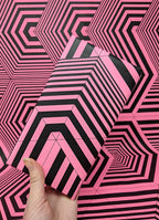 Pink Triangles Wrapping Paper