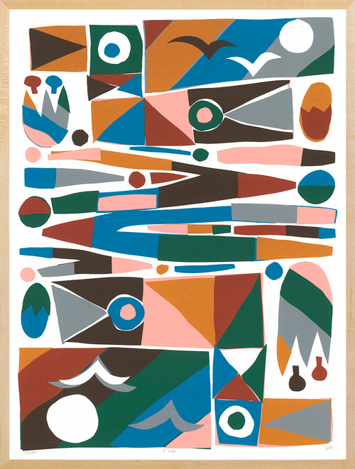 Austin Eddy: The passage of time, A lake scene