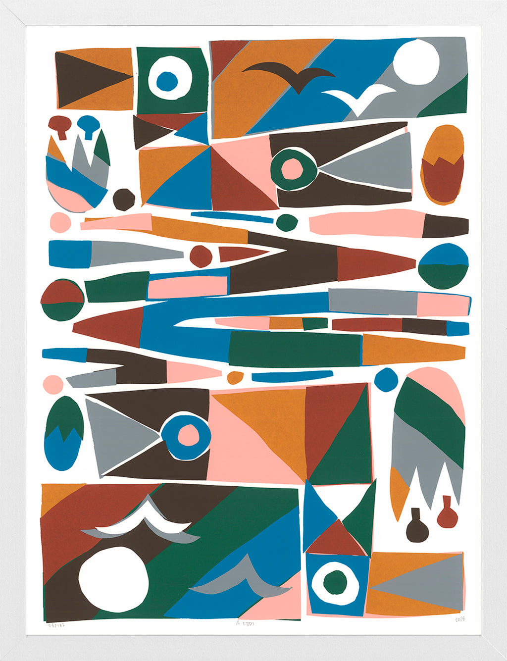 Austin Eddy: The passage of time, A lake scene