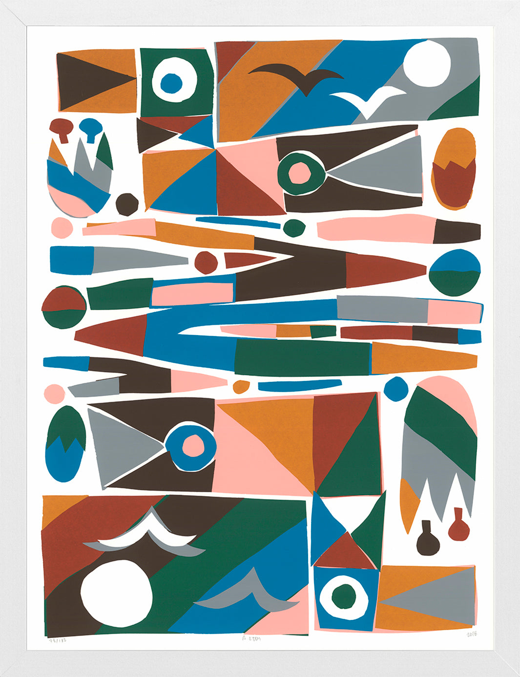 Austin Eddy: The passage of time, A lake scene