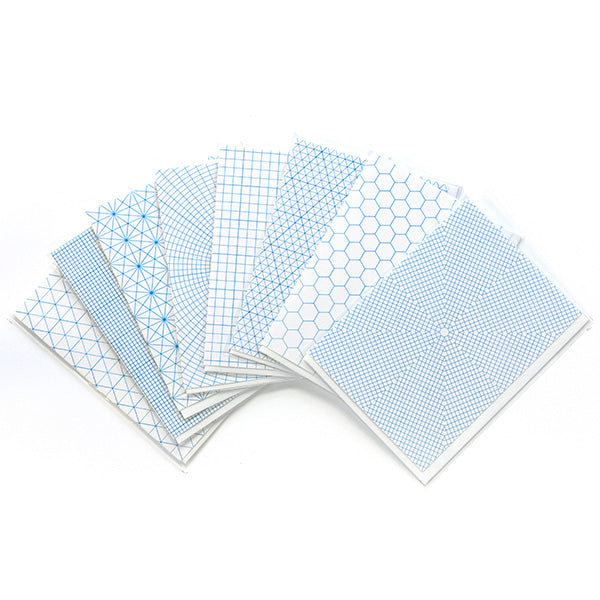 Graph Paper Greeting Cards
