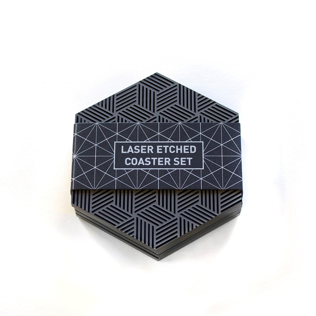 Laser Etched Coaster Set