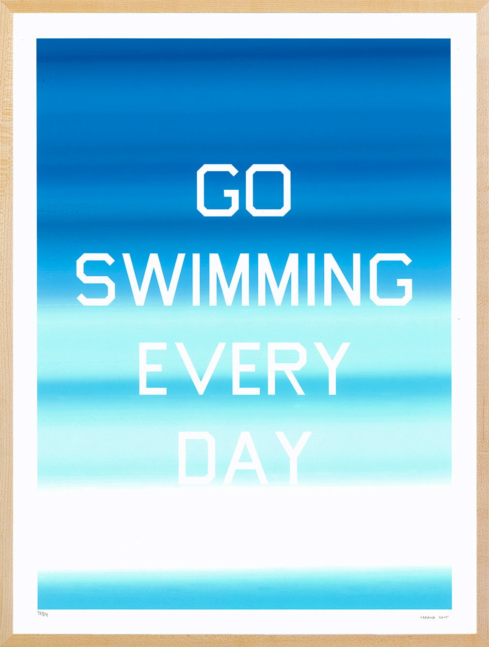 Karl LaRocca: Go Swimming Every Day