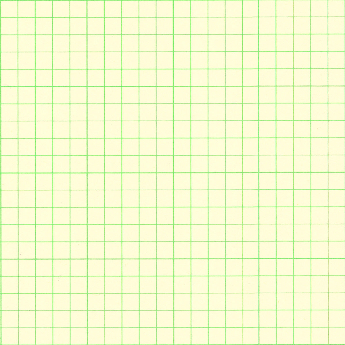Green 5 Squares/In Graph Paper