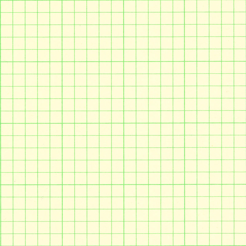 461610 K&E 5x5 cm Green Grid Graph Paper Size 8 1/2 x 11