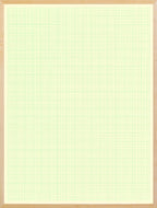 Graph Paper: Green 5 Squares/In