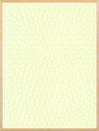 Graph Paper: Green Pentagon