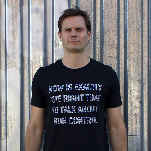 Now Is Exactly The Right Time To Talk About Gun Control T-shirt