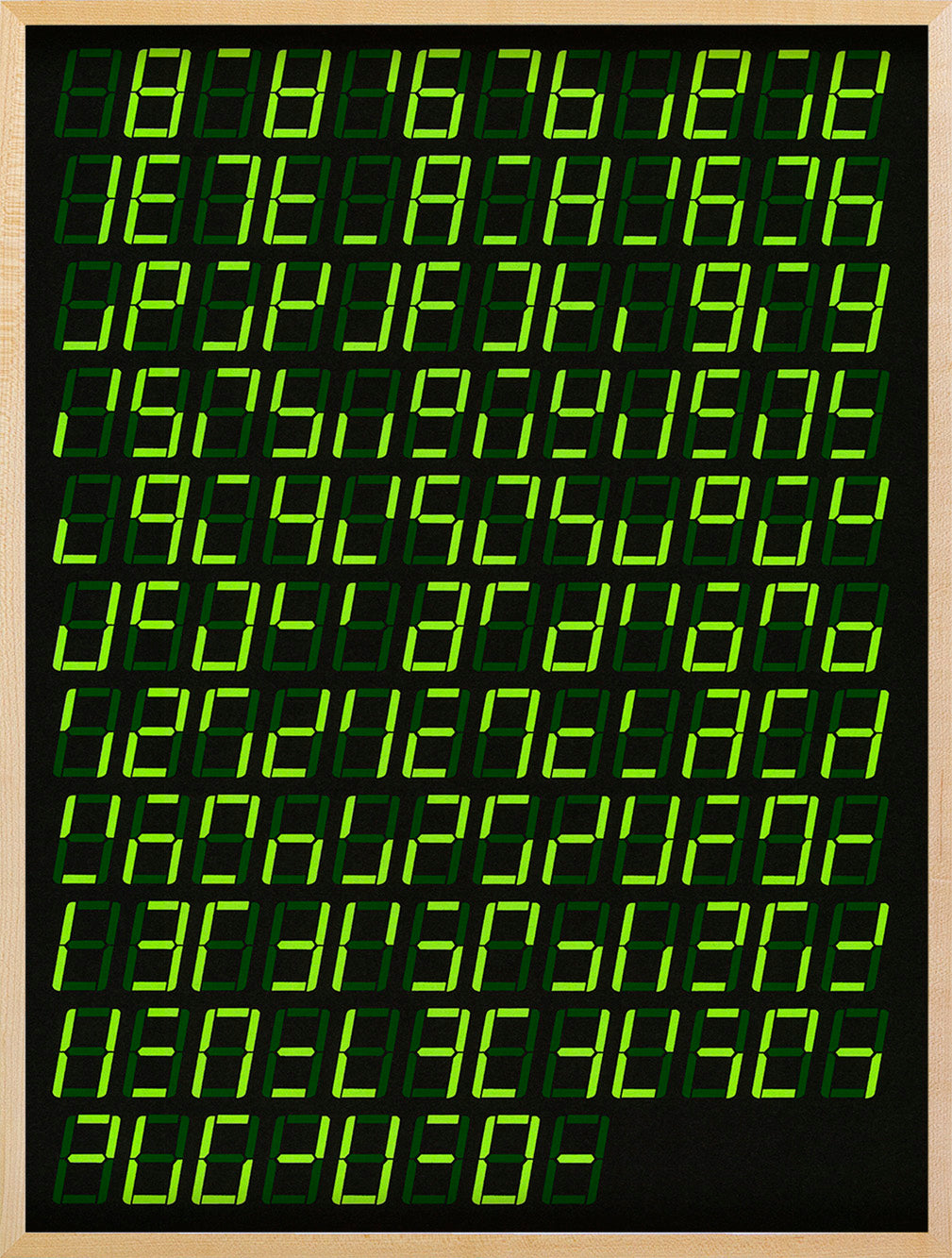Karl LaRocca: 7 Segment Display