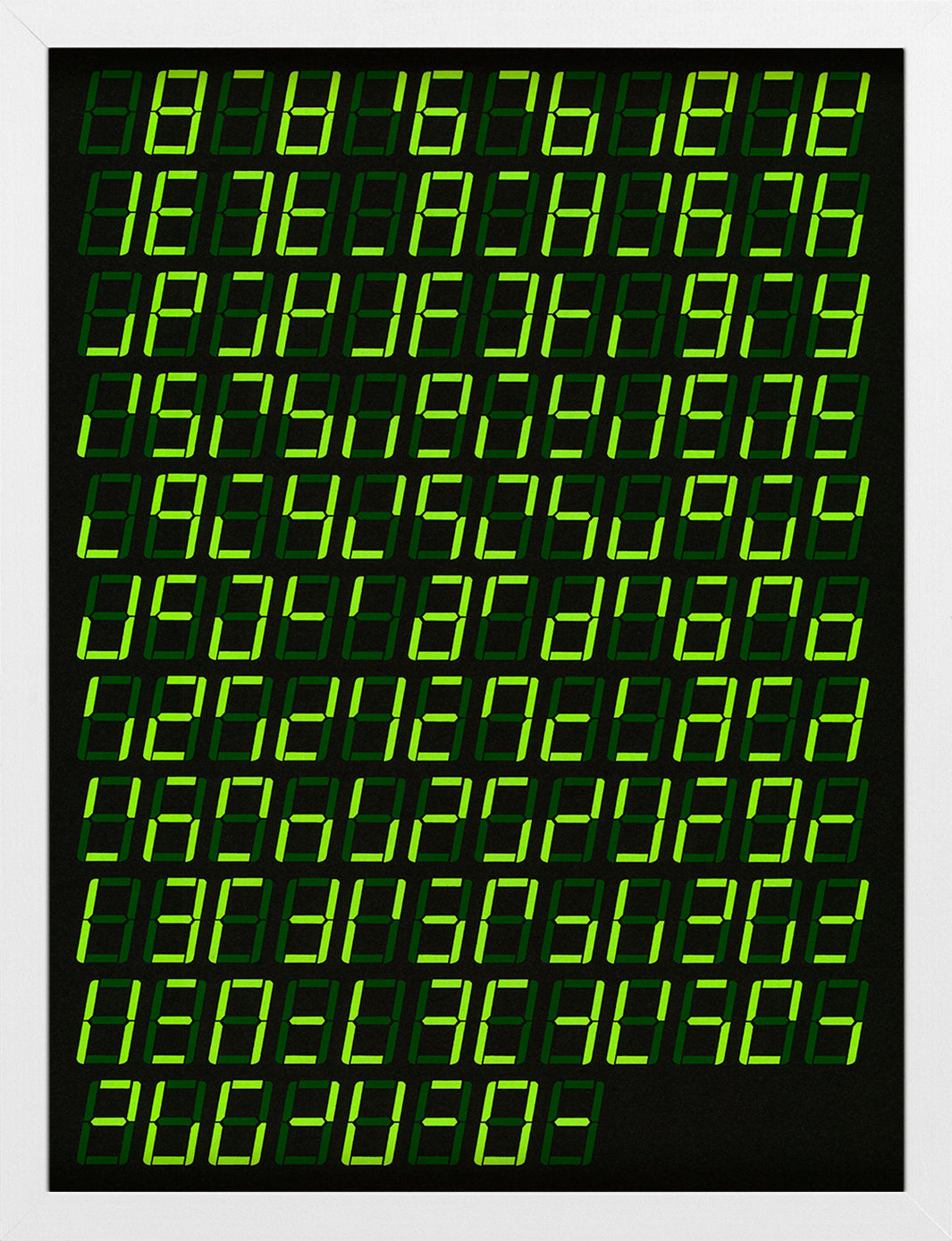 Karl LaRocca: 7 Segment Display