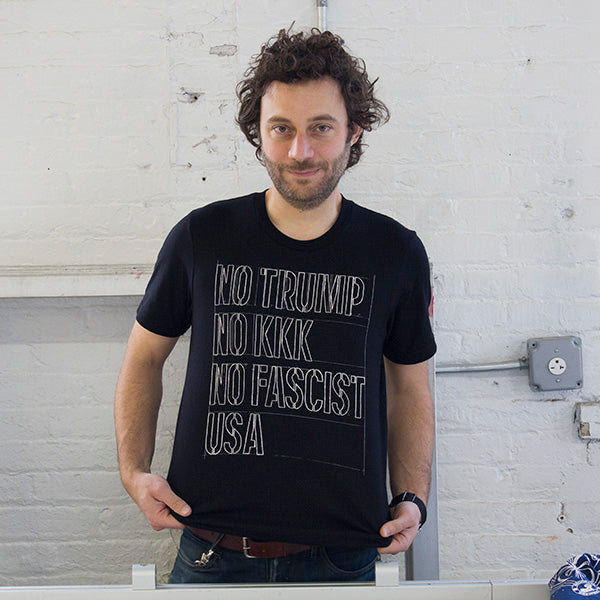 Ben Degen: No Trump No KKK No Fascist USA T-Shirt