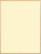 Graph Paper: Orange Hexagon Echo