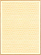 Graph Paper: Orange Orthogonal Projection
