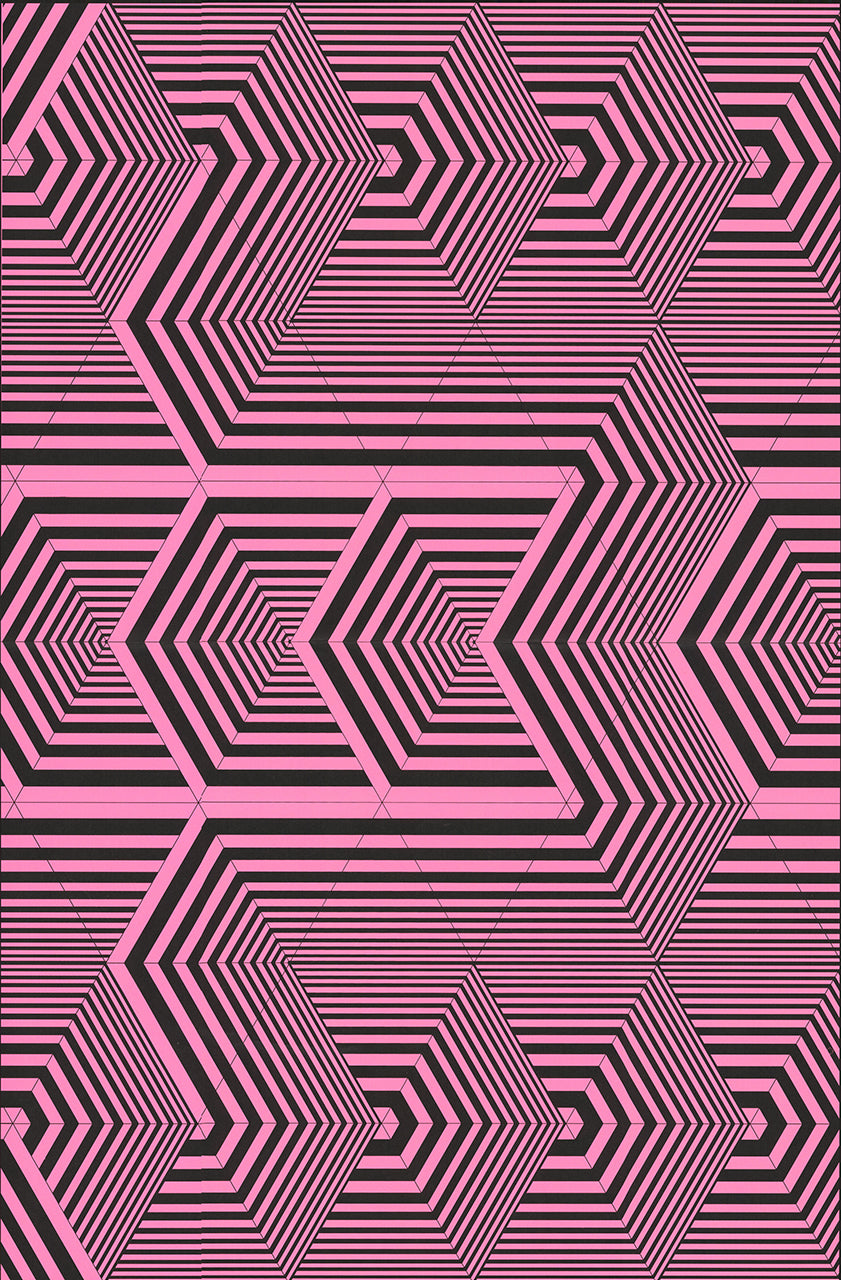 Pink Triangles Wrapping Paper