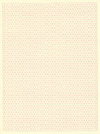 Screenprint of a pink lattice of triangles and hexagons on cream paper