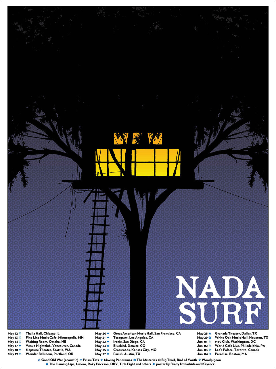 Nada Surf / US Tour 2016 / Treehouse