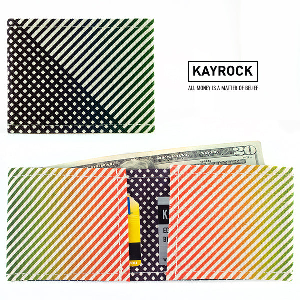 Diagonal Stripes Wallet