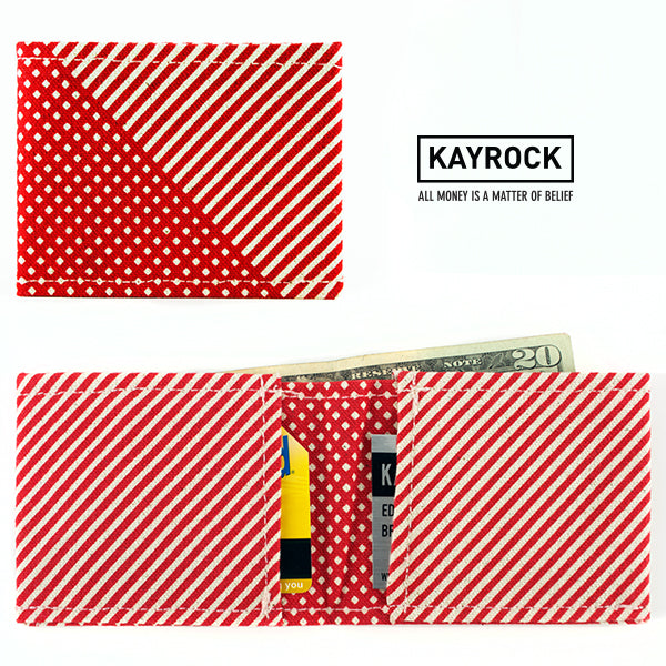Wallet: Diagonal Stripes