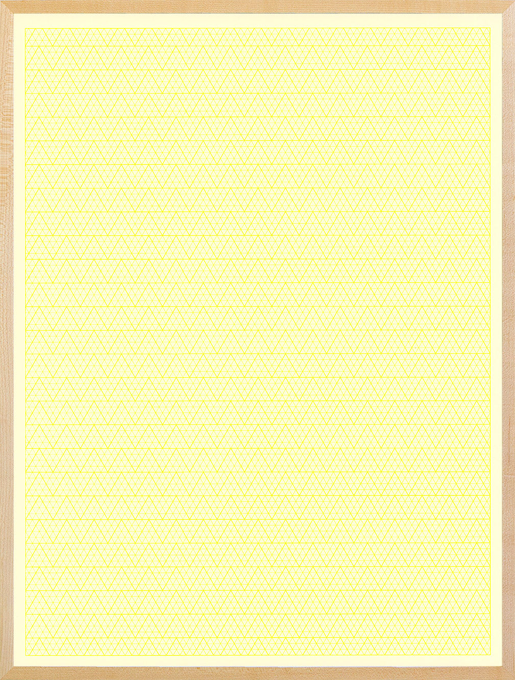 Graph Paper: Yellow Zig Zag